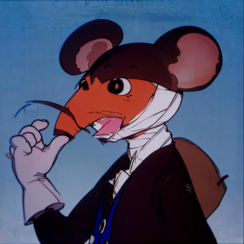 00589-2573347676-(Anthropomorphic Mouse_1.5), Long mouth,He had bandages around his head,1ears,looking to the side,.png